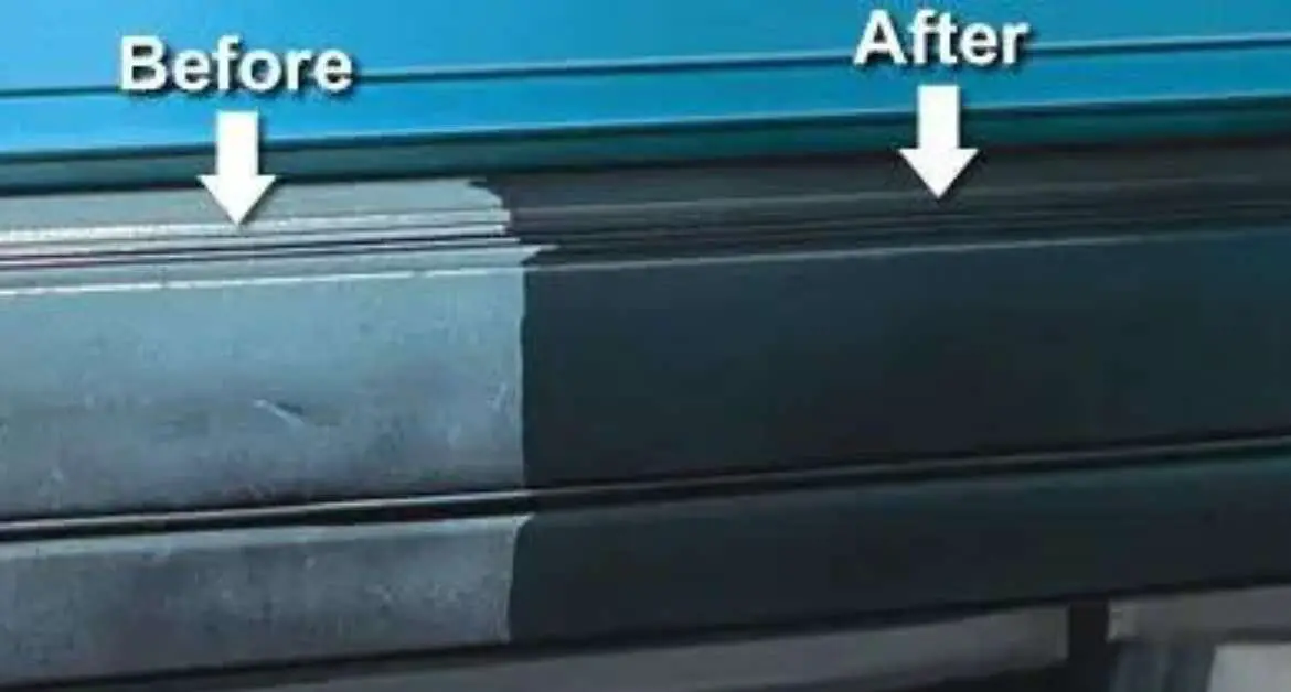 How to get the Bumpers on your Car Back to Black