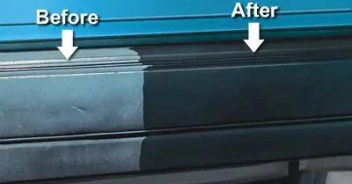 How to get the Bumpers on your Car Back to Black