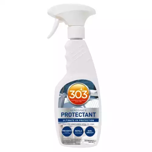 303 Marine Aerospace Protectant - Provides Superior UV Protection, Repels Dust, Dirt, and Staining, Dries To A Matte Finish, Restores & Maintains, 16oz (30340CSR) Packaging May Vary